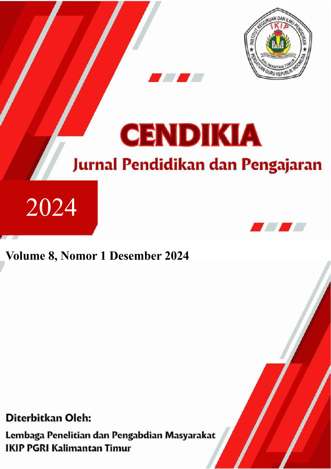 					View Vol. 8 No. 1 (2024): Desember : Cendekia : Jurnal Pendidikan dan Pengajaran
				
